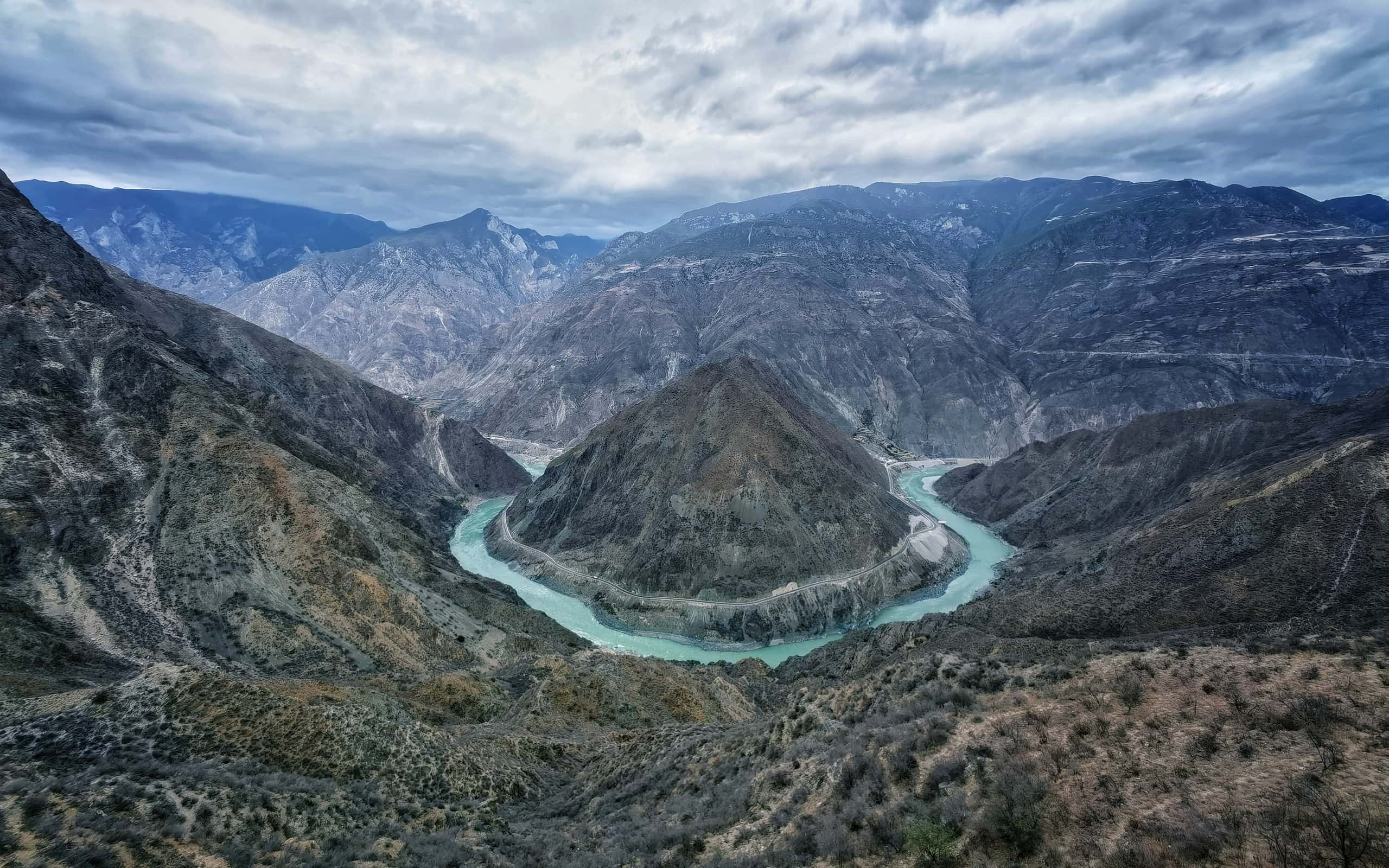 Grande ansa del fiume Jinsha