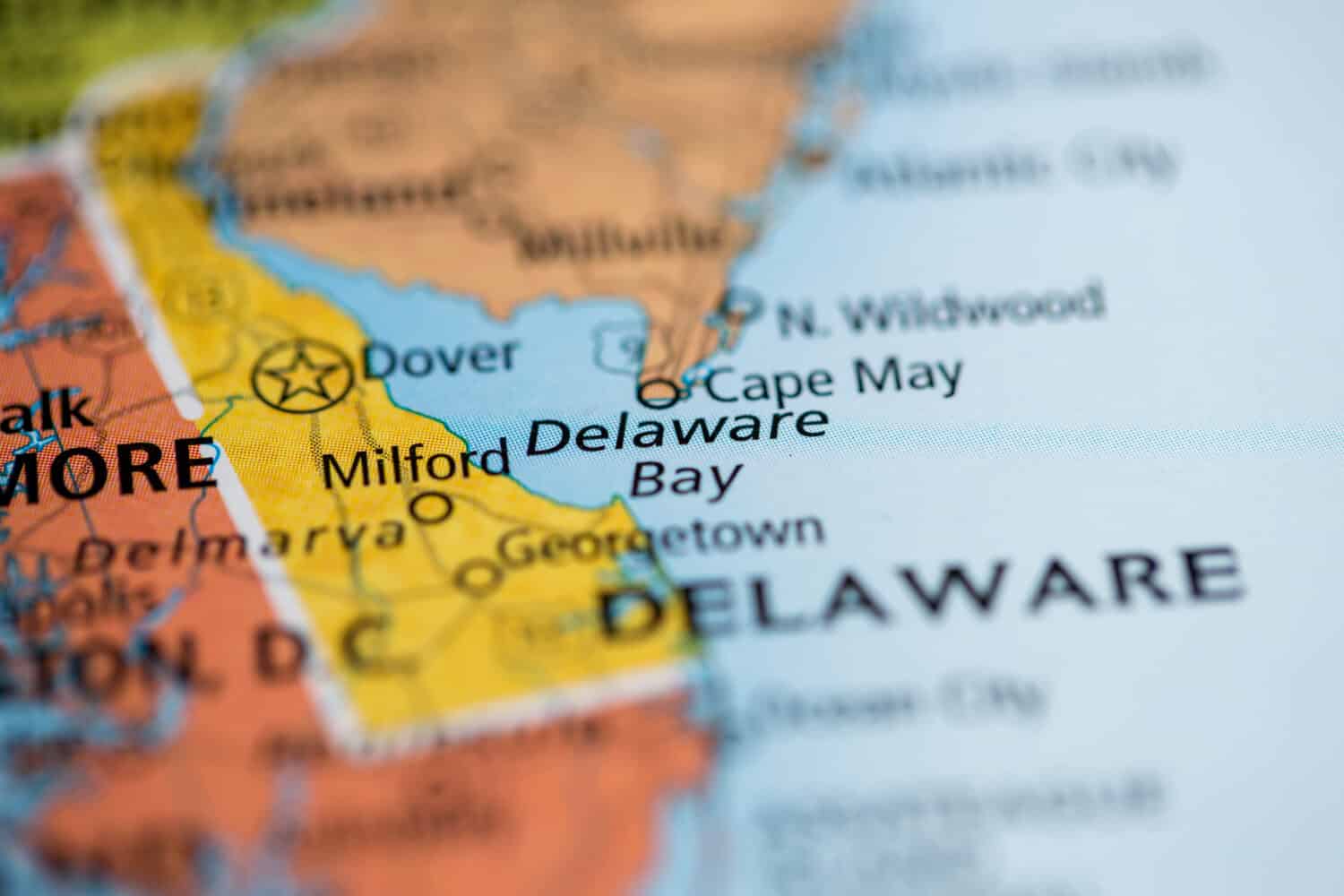 Baia del Delaware. Delaware. Stati Uniti d'America