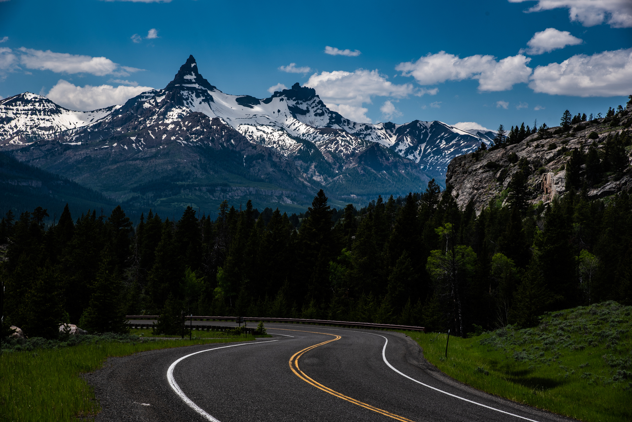 Viaggio panoramico sull'autostrada Beartooth