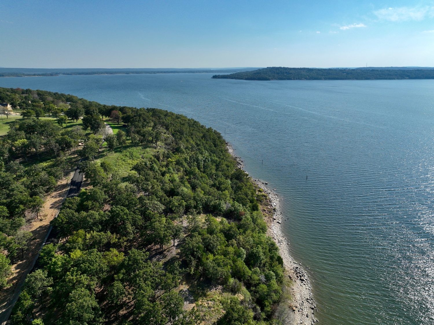 Bellissimo lago Eufaula, antenna OK.