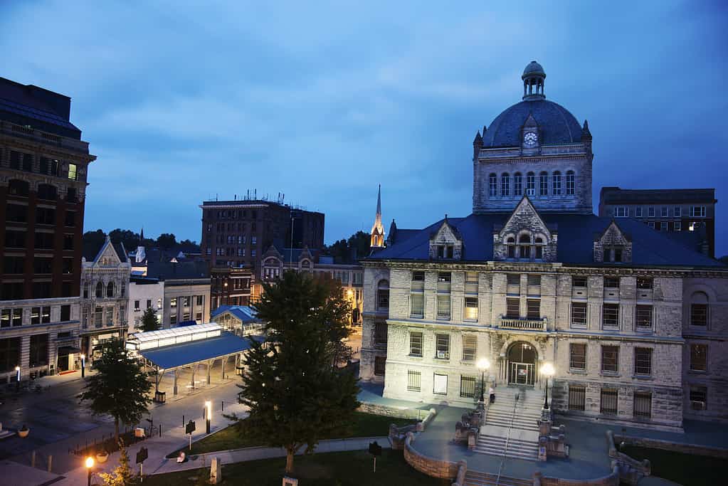Edifici storici nel centro di Lexington