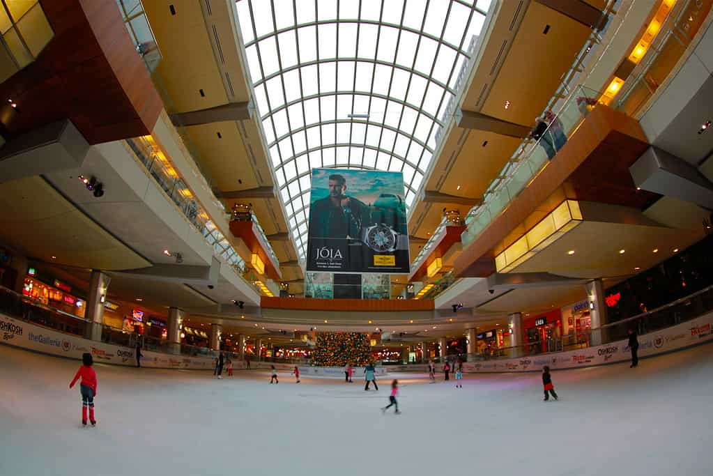 Pista di pattinaggio, Houston Galleria
