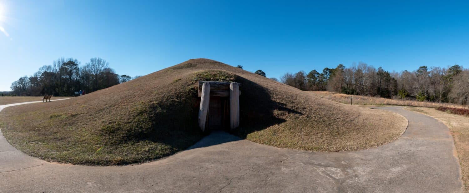 Parco storico nazionale di Ocmulgee Mounds a Macon, Georgia