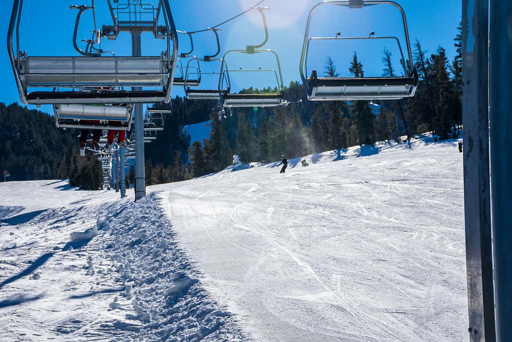 Salire sugli impianti di risalita del New Mexico Sport invernali