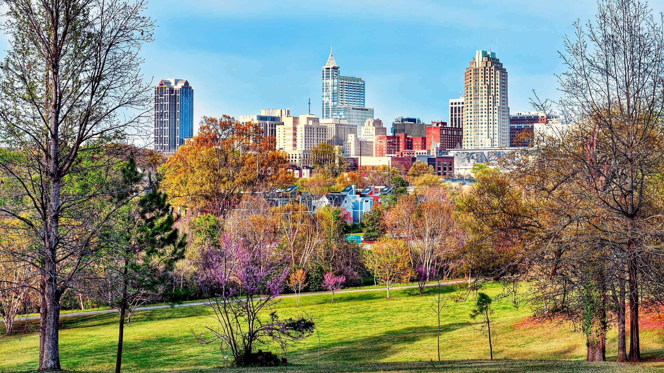 Raleigh, Carolina del Nord è adorabile in primavera.