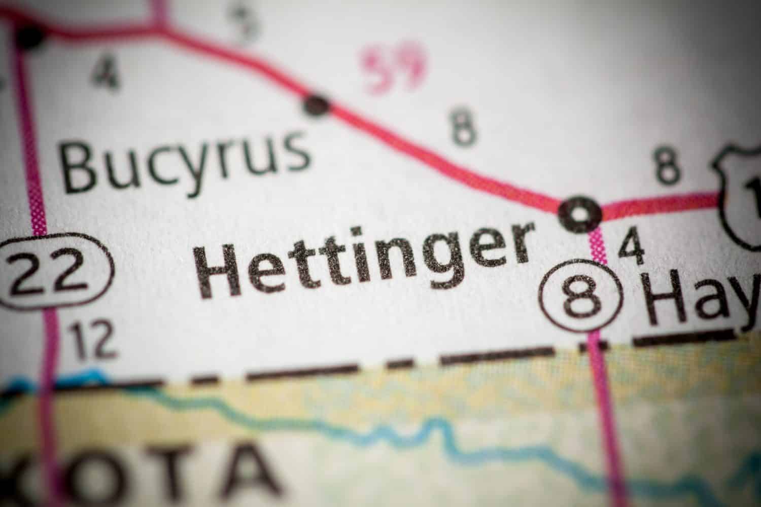 Hettinger. Nord Dakota. Stati Uniti d'America