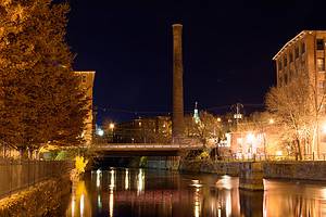 Architettura della vita notturna del centro di Dover