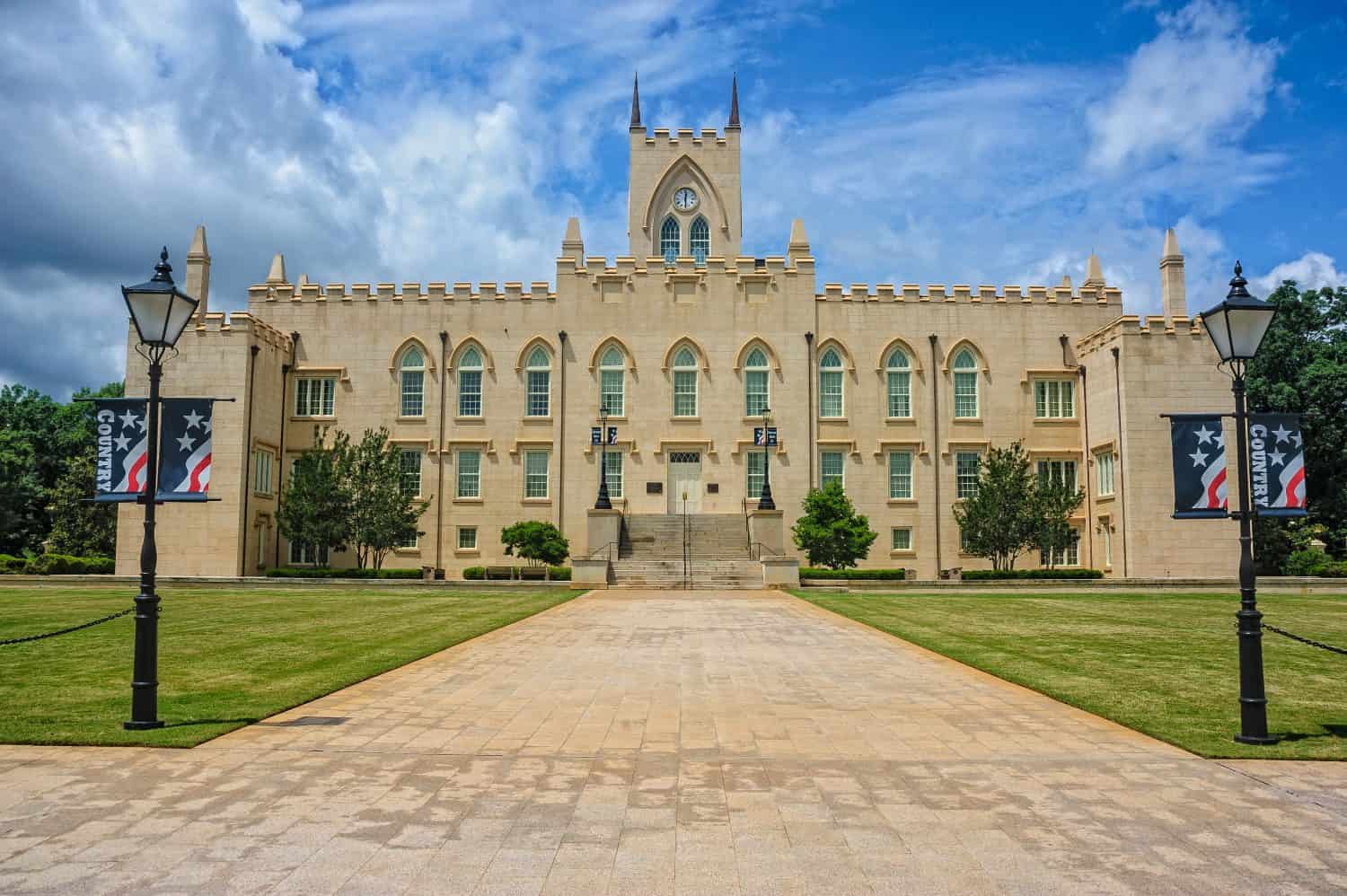 Vecchio edificio della capitale dello stato della Georgia, a Milledgeville.