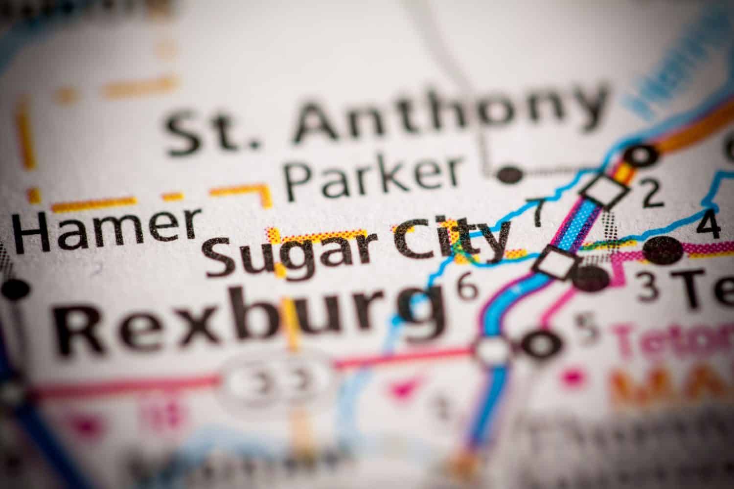 Città dello zucchero. Idaho. Stati Uniti d'America