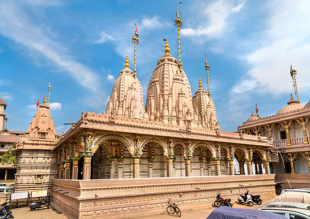 Kalupur Swaminarayan Mandir, un tempio indù nella città vecchia di Ahmedabad - Gujarat, India