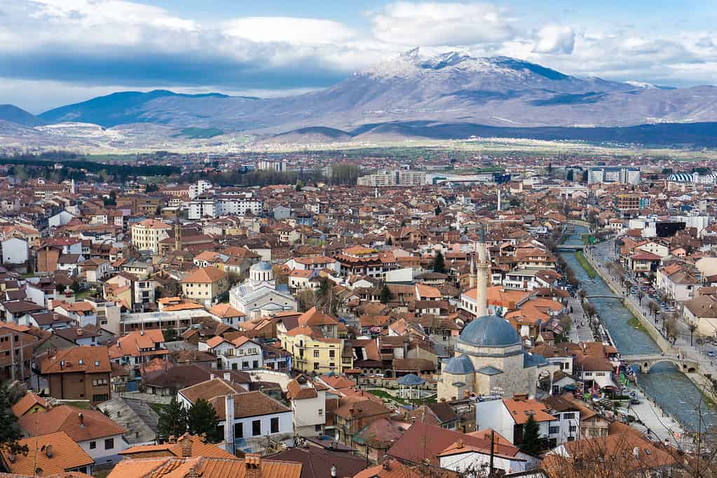 Paesaggio urbano di Prizren, Kosovo