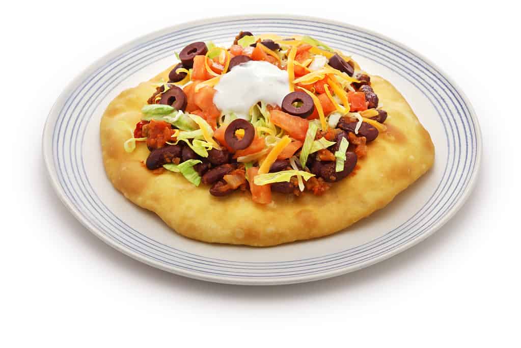 navajo taco, pane fritto dei nativi americani
