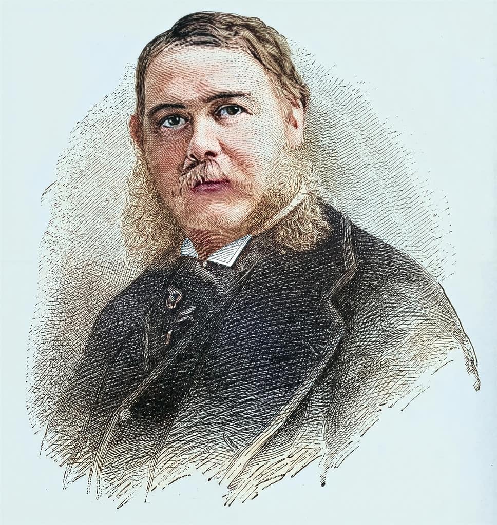 Chester A. Arthur Presidente degli Stati Uniti Ritratto a colori