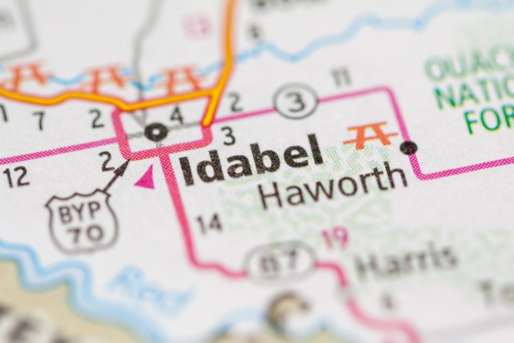 Idabel.  Oklahoma.  Stati Uniti d'America