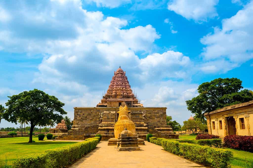 ingresso nel tempio indù dedicato a Shiva, antica Gangaikonda