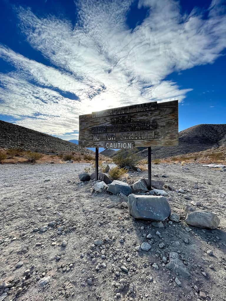 Ingresso alla strada della miniera Lippincott