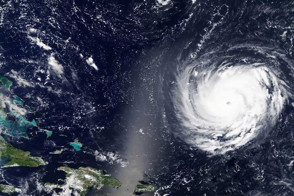 L'uragano Florence si dirige verso la costa orientale degli Stati Uniti nel settembre 2018 - Elementi di questa immagine forniti dalla NASA